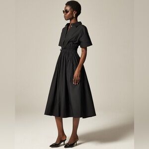 J. Crew Elena shirtdress in cotton poplin